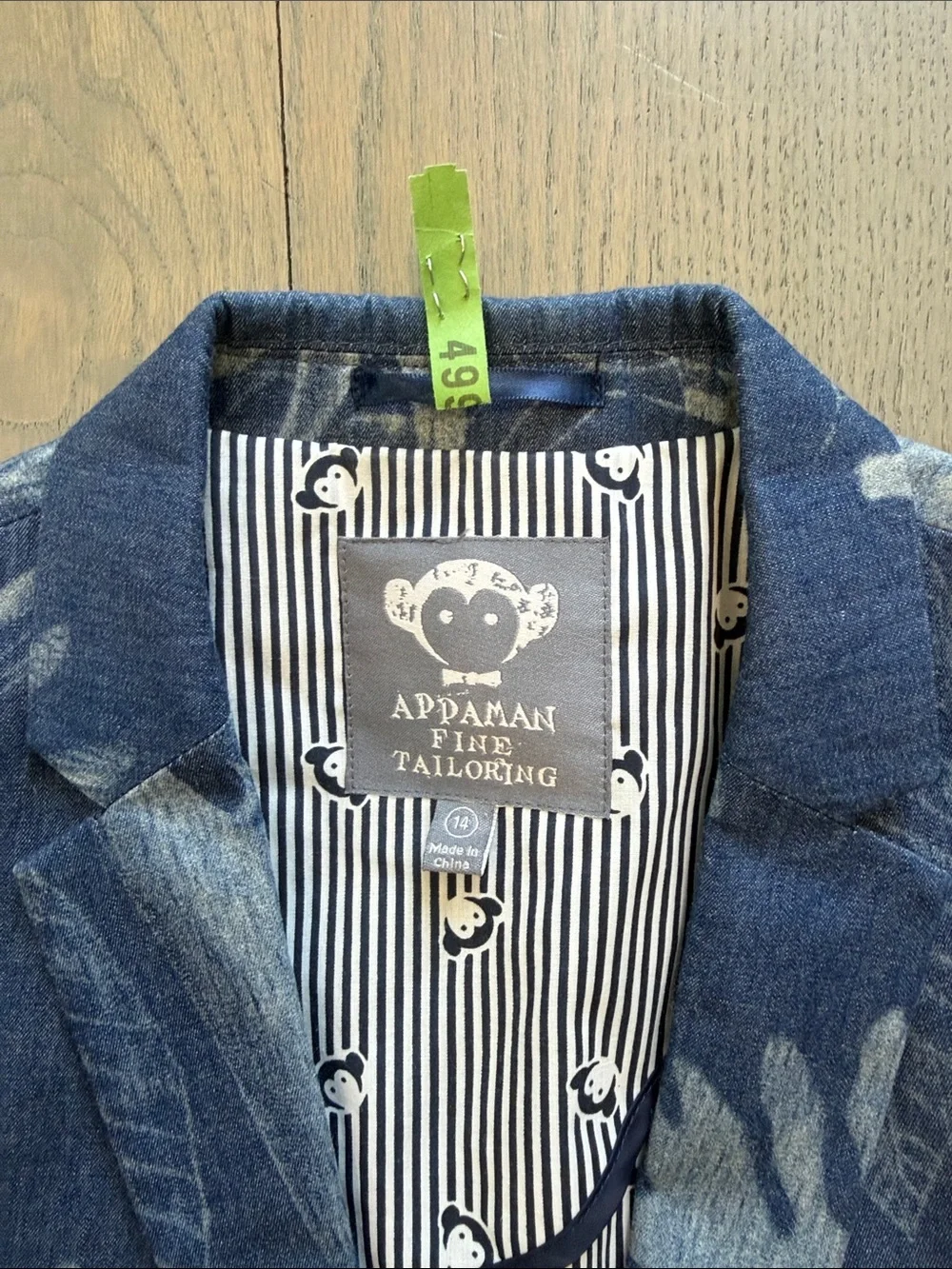Appaman Blue Floral Print Kids Blazer